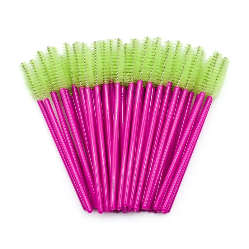50ชิ้นทิ้งแปรงขนตาขยายกุหลาบสีแดงคิ้วแปรงมาสคาร่าไม้กายสิทธิ์ตาขนตาชุดเครื่องมือเครื่องสำอางแต่งหน้าความงาม — image 12