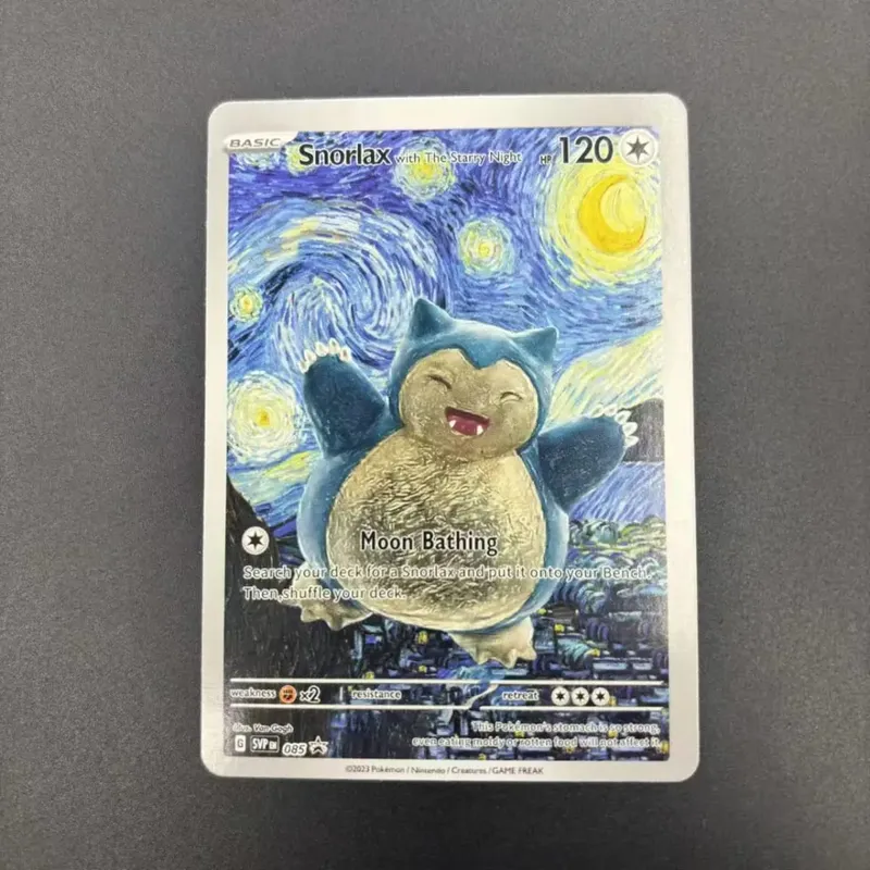 Collezione di carte fai da te 2023 SVP EN VAN GOGH/CAPPELLO IN FELTRO GRIGIO Self Made Singola carta Gioco classico Anime Carte regalo giocattolo — image 14