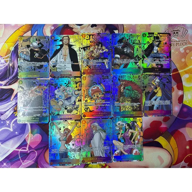 ONE PIECE Roronoa Zoro Monkey D. Luffy DIY Homemade Collection Card English Japanese Version Toys Christmas Birthday Gift — image 26
