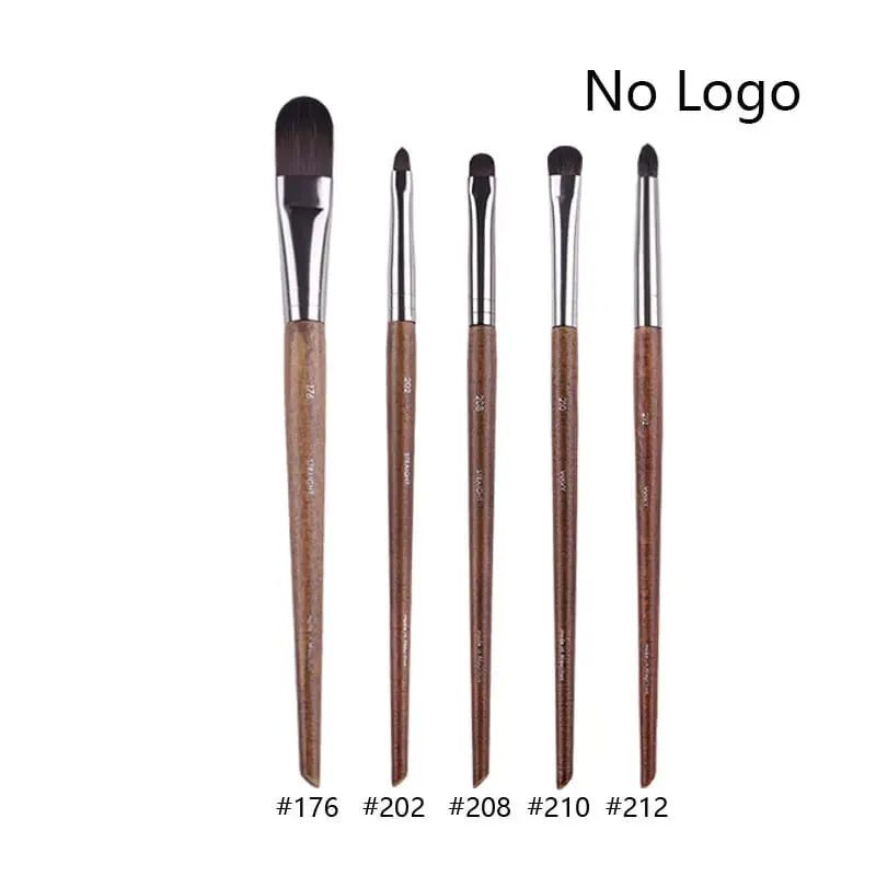 5 ชิ้น/เซ็ตไม้ธรรมชาติอายแชโดว์แปรงแต่งหน้า Eye Make Up แปรงคอนซีลเลอร์ Crease Smudge เครื่องสำอางค์ชุดเครื่องมือบาง liner — image 4