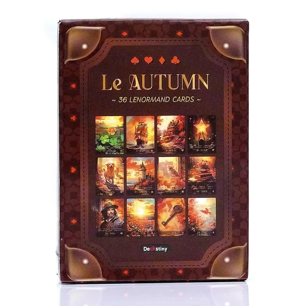 Jeu de 36 cartes Oracle pour la divination, la divination et la croissance spirituelle, cartes Lenormand d'automne, 9x6cm — image 1