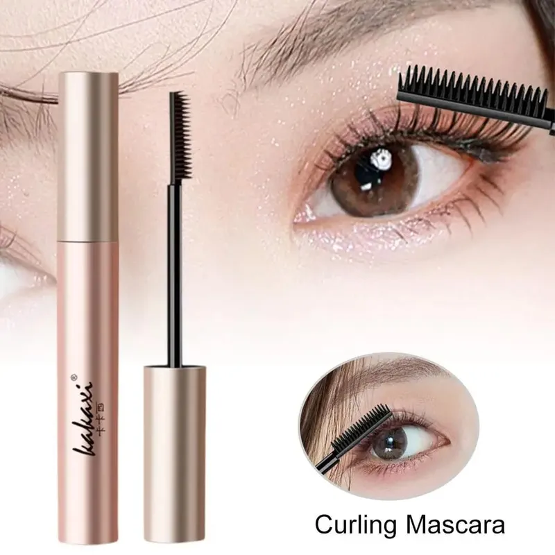 Mascara cils imperméable en Fiber de soie Mascara noir Extensions de cils longues frisées yeux non agglomérants maquillage cosmétiques — image 2