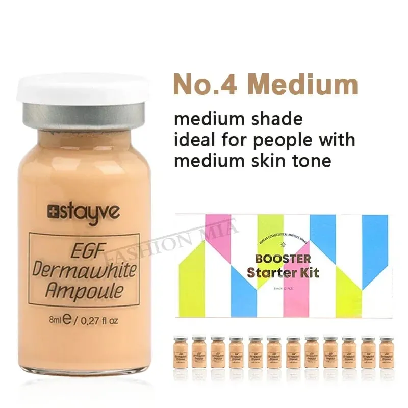 ปลาแซลมอน DNA/Peptide Korea Original Stayve 8ml BB ครีม GLOW แต่งหน้าชุด Hyaluronic Serum Ampoule Foundation Skin Care ความงาม — image 20