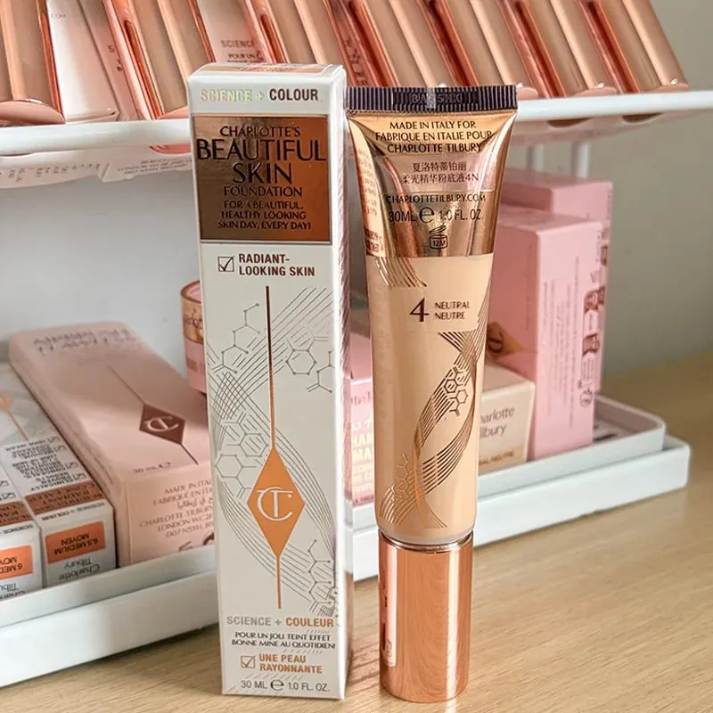 Charlotte dernier brillant à lèvres dodu hydraté Tilbury met en évidence le fond de teint liquide correcteur deux couleurs battement de coeur Blush maquillage — image 11