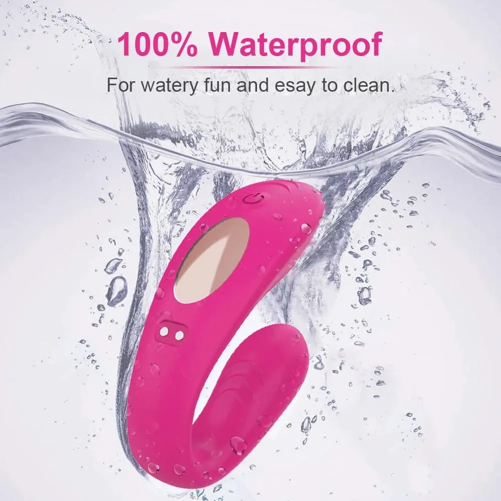 Erotischer kabelloser Klitoris-Vibrator mit Fernbedienung, U-förmiger Dildo, G-Punkt-Klitoris-Stimulat-Vibrator, Sexspielzeug für Frauen, Erwachsene, Paare — image 6