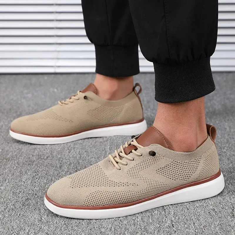 Le scarpe leggere da uomo in maglia, comode per tutto il giorno, hanno scarpe da passeggio dalla vestibilità eccellente, adatte per scarpe da trekking da indossare ogni giorno — image 4