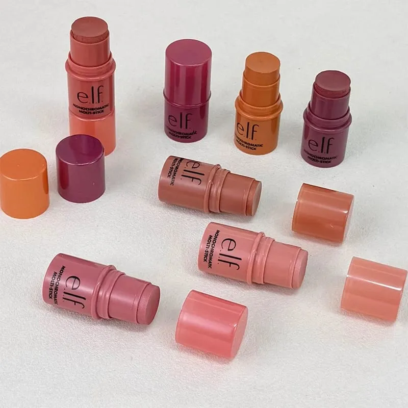 เอลฟ์ 3-in-1 Multi-Use Stick Blush Stick อายแชโดว์ครีม Lip Balm ลิปสติก Lip Cheek Makeup Stick Dupe Liquid Foundation แต่งหน้า — image 5