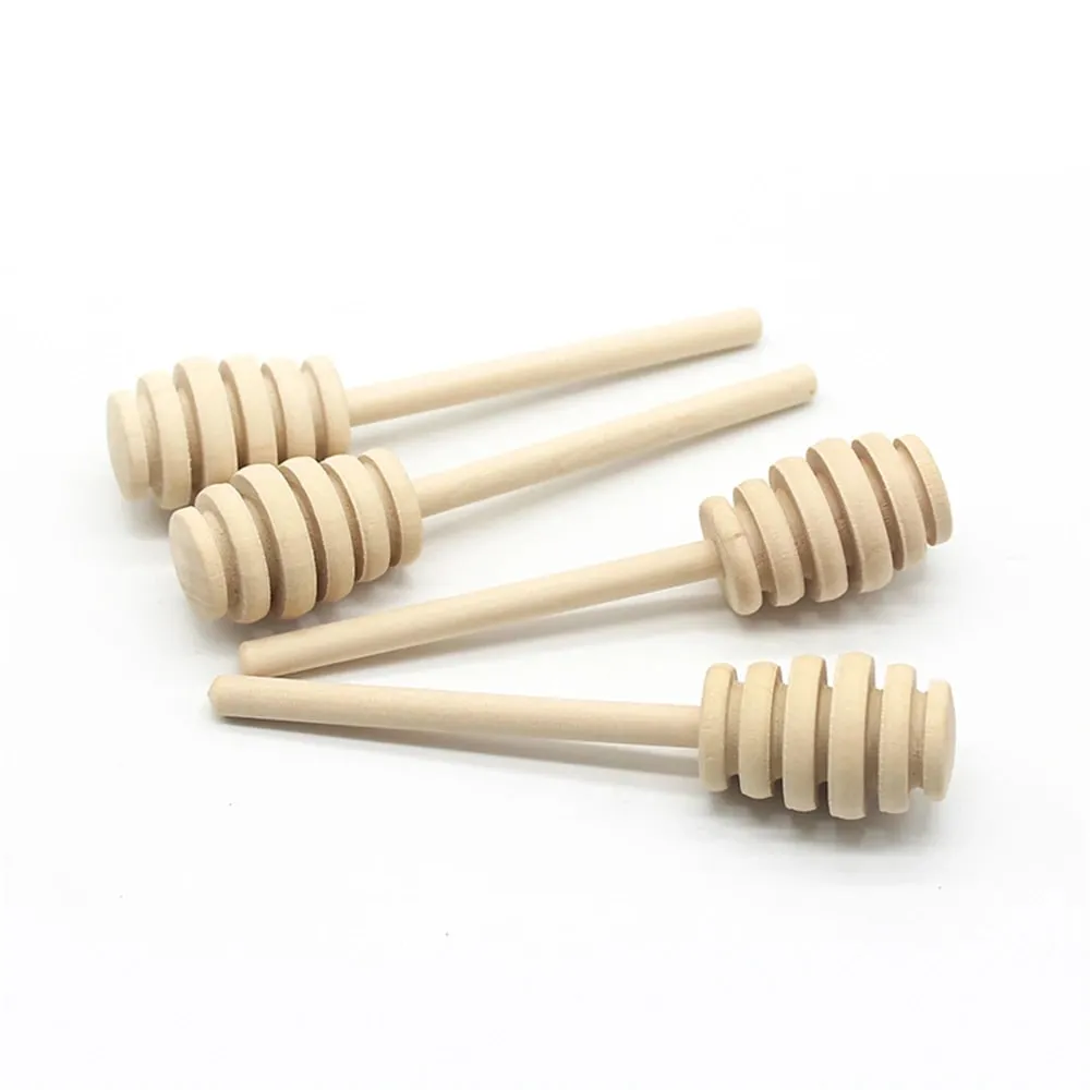 100 ชิ้นไม้น้ำผึ้ง Dipper Stick Server สำหรับน้ำผึ้ง Dispense Drizzle น้ำผึ้ง — image 5