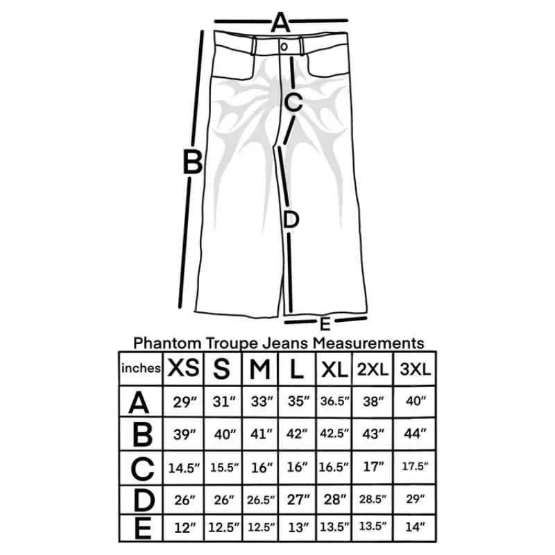 Y2K Baggy Jeans vintage Splicing embroidery Pattern high quality jeans Hip Hop Gothic Streetwear men women Casual wide leg jeans — image 7