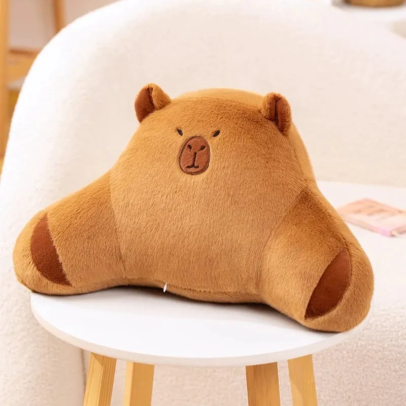 50 cm roztomilý polštář Capybara Pohodlný polštář bederní opěrky do auta Polštář bederní opěrky Vhodné pro domácí i kancelářské použití — image 3