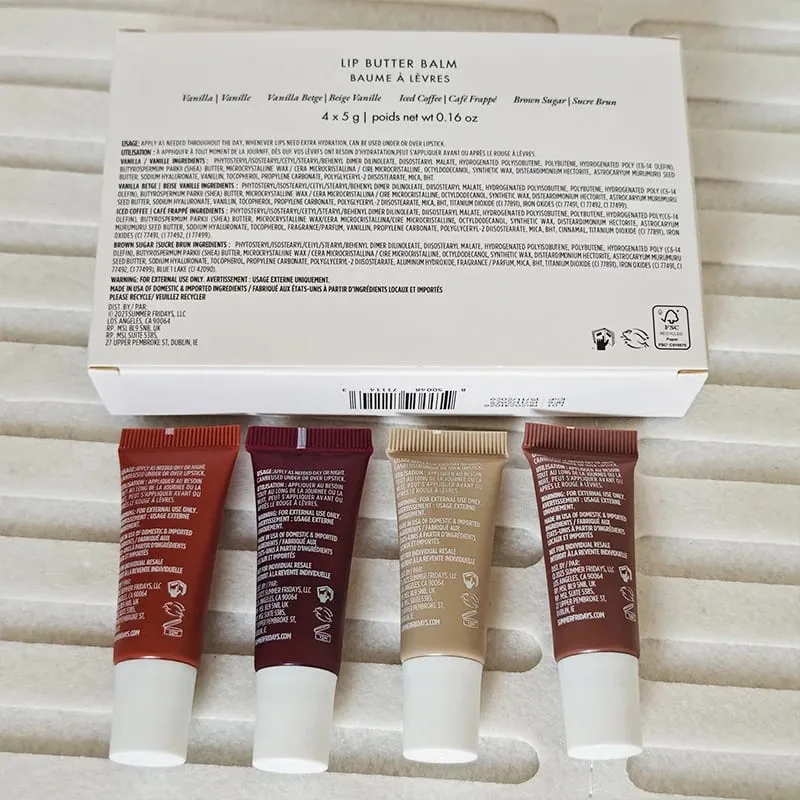 Hot Summer Limited Balsamo per labbra idratante Rossetto trasparente Torta di compleanno alla ciliegia Specchio alla vaniglia Lucidalabbra Trucco di bellezza del venerdì — image 26