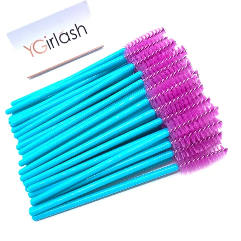 YGirlash 50Pcs Lash Swans Aplikator Bulu Mata Kristal Pemegang Berlian Pakai Nilon Tongkat Maskara Berus Alat Kosmetik — image 17