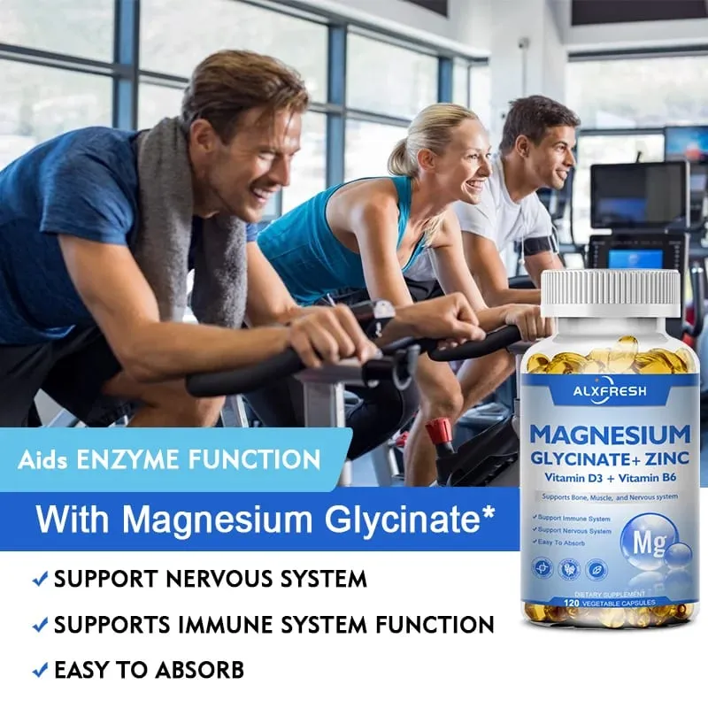 Magnesium Capsules Support Energy Metabolism Heart Rhythm Relax Muscles Stabilize Mood Improve Sleep Quality Relieve anxiety — image 5