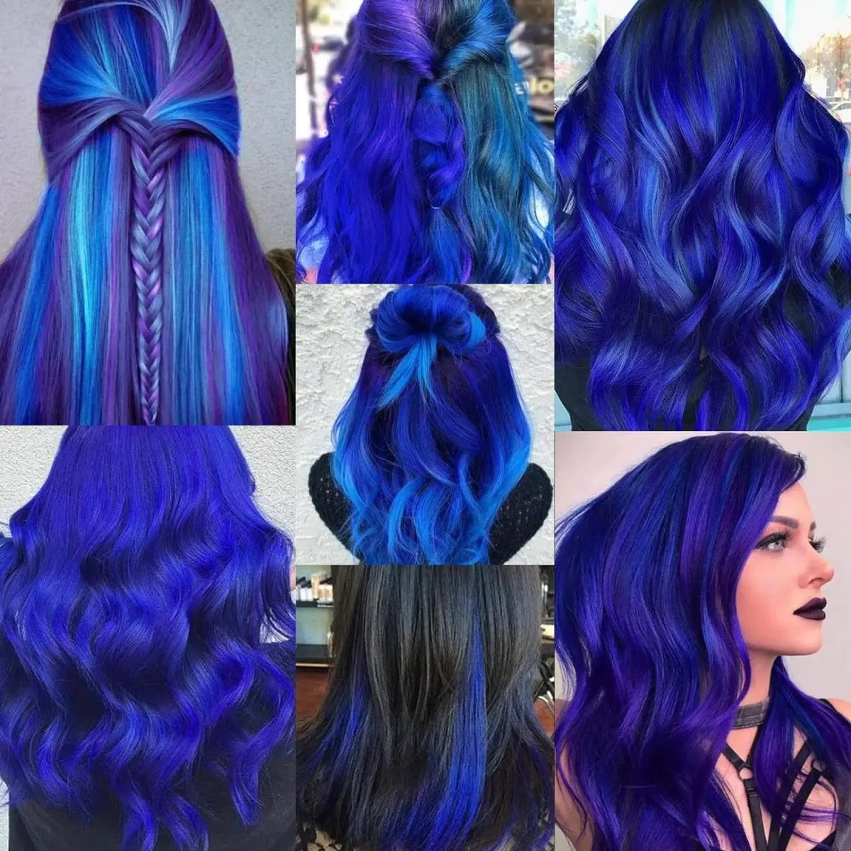 12 Pcs Colored Hair Extensions: Straight Hairpiece Multi-Color Party Highlights Clip-in Synthetic Hair Extensions for Women — image 11