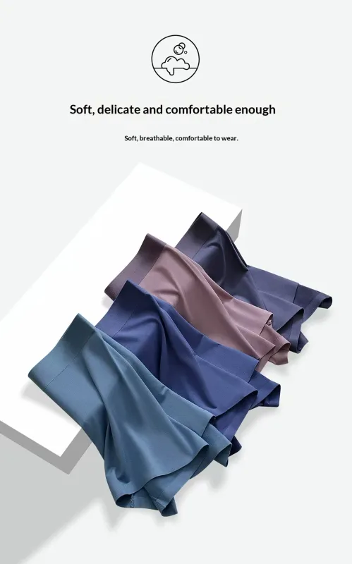 กางเกงในชายไม่มีรอยต่อ Modal-Feel กางเกงบ็อกเซอร์ชาย Breathable Antibiotic Crotch กางเกงขาสั้นผู้ชายผู้ชายชุดชั้นในกางเกงขาสั้น — image 15
