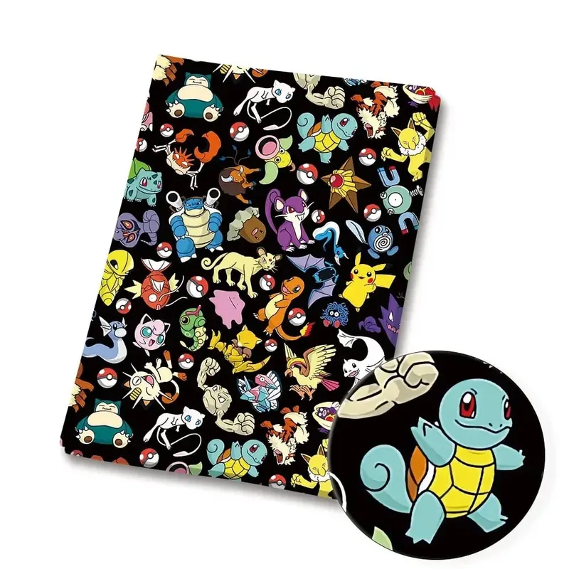 Pokemon Cartoon Stoff140*50cm Handgemachte Nähen Patchwork Quilten Baby Kleid Hause Blatt Gedruckt Stoff Stoff Nähen Kinder — image 9
