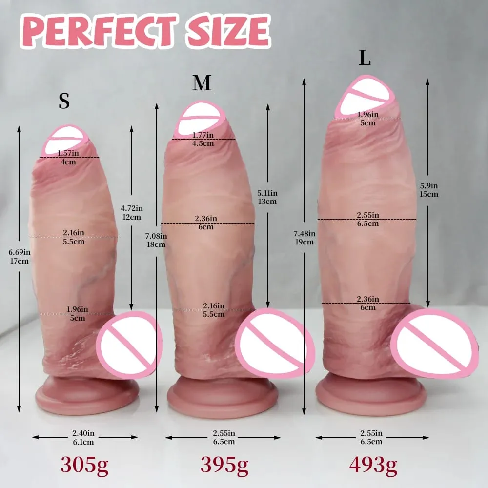 Giyilebilir Strapon Yapay Penis Büyük Gerçekçi Yapay Penis Silikon Kalın Penis Kadın Mastürbasyon Yetişkin Seks Oyuncakları Kadınlar için Lezbiyen Eşcinsel — image 3