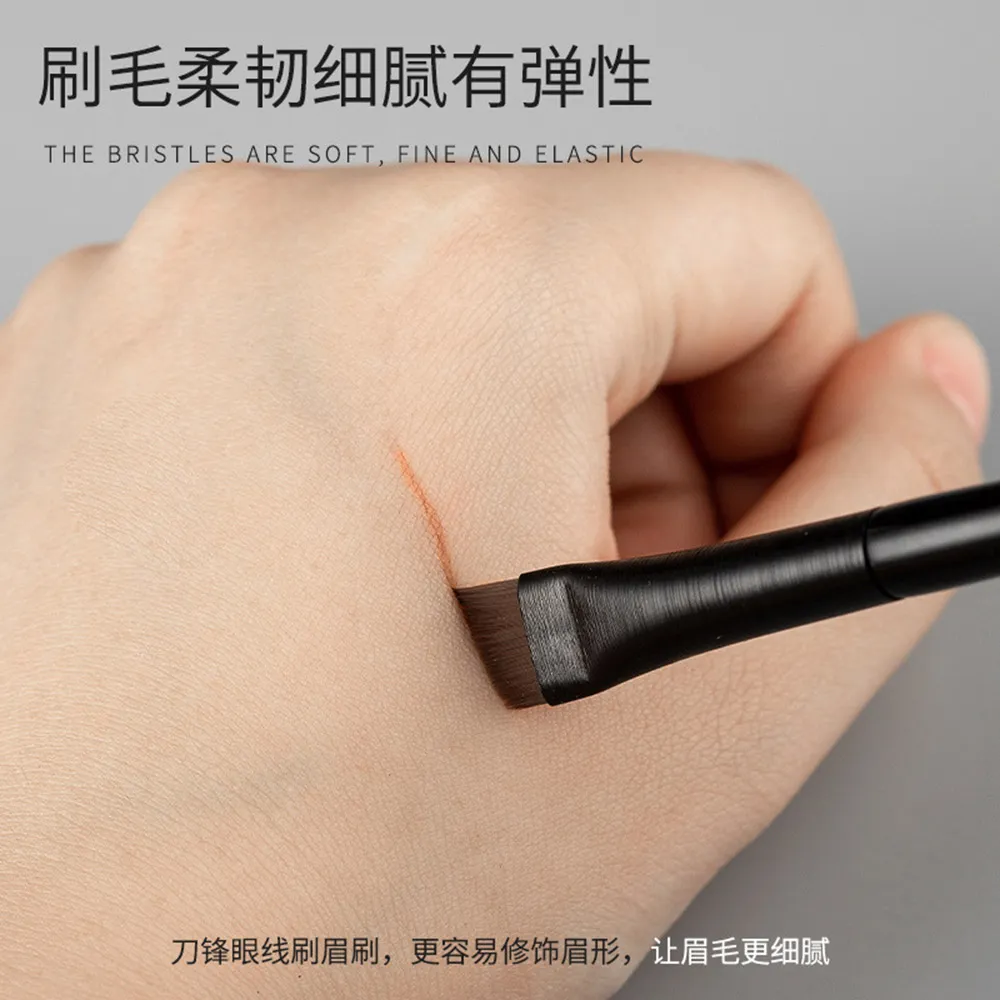 Eyebrow Eyeliner Brush Small Angled Blade Liner Brow Contour Brush Beauty Cosmetics Tool Makeup Brushes Set