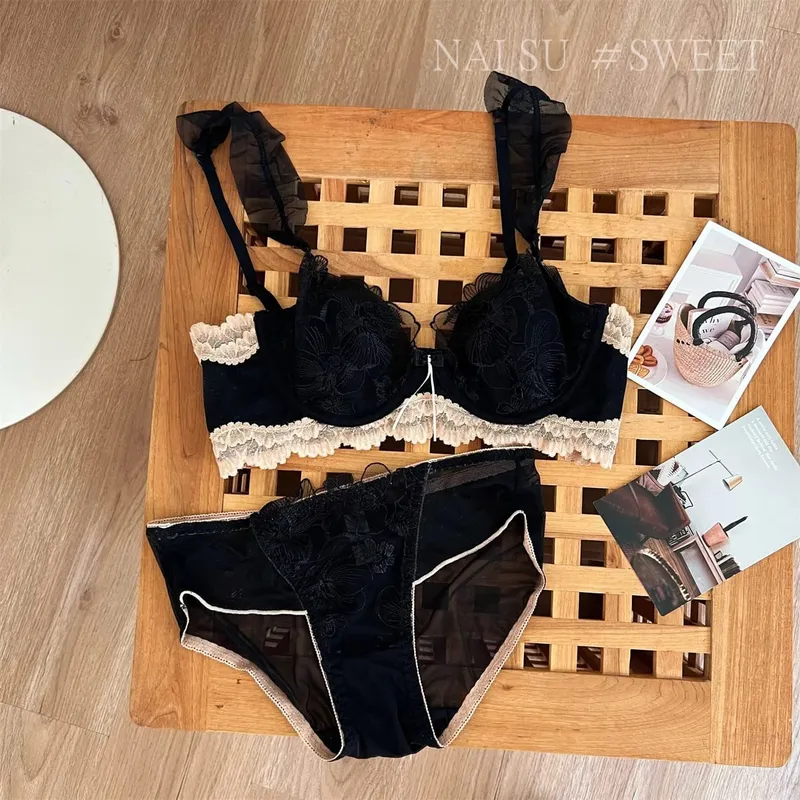 Každodenní japonská podprsenka Minimizer Velké poprsí Králičí ušní náušník Proti povisnutí Prodyšná krajka Podpora Ultra tenký Pohodlí MOYISU Sexy AB — image 12