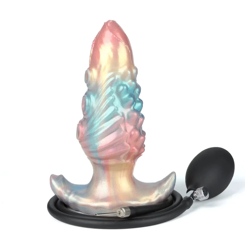 Plug anale Dildo Espansione gonfiabile Dimensione anale Stimolazione del punto G regolabile Masturbatore della prostata GAY SM Training Giocattolo del sesso 18+ — image 1