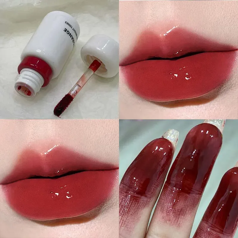 Herorange Glossy Lip Gloss Увлажняющий водянистые пухлые губы, стойкий на осень-зиму — image 14