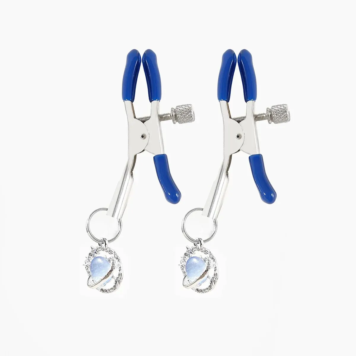 Morsetti per capezzoli Set 7 paia Vite regolabile Pendenti con ciondoli carini Morsetti per seno BDSM Fetish Gioielli per il corpo Giocattolo adulto del sesso Donne — image 5