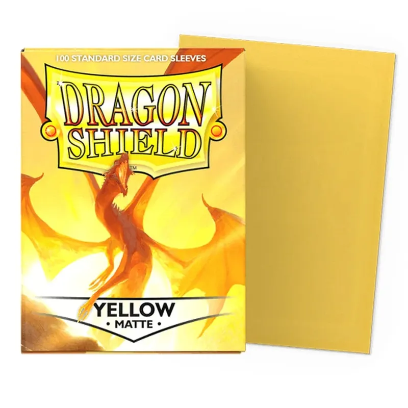 100 PCS/BOX 66x91mm Saiz Standard Demark Dragon Shield Lengan Kad Matte untuk Lengan Kad Permainan Papan MTG/PKM/YGO/TCG