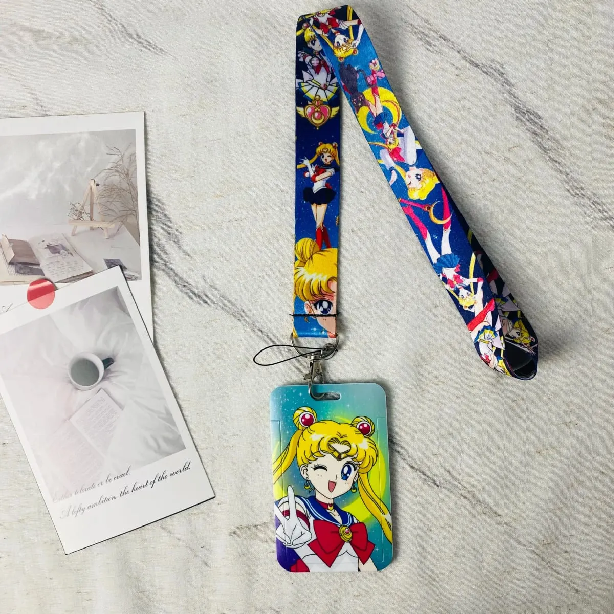 Anime etui na identyfikatory Kawaii etui na karty metra Minnie Student Campus smycz etui na karty akcesoria prezenty — image 6
