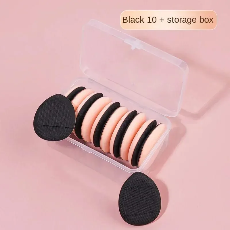 10Pcs Mini Finger Puff Foundation Kleine Luft Kissen Pulver Schwamm Gesicht Concealer BB Creme Kosmetik Applikator Make-Up-Tools — image 10