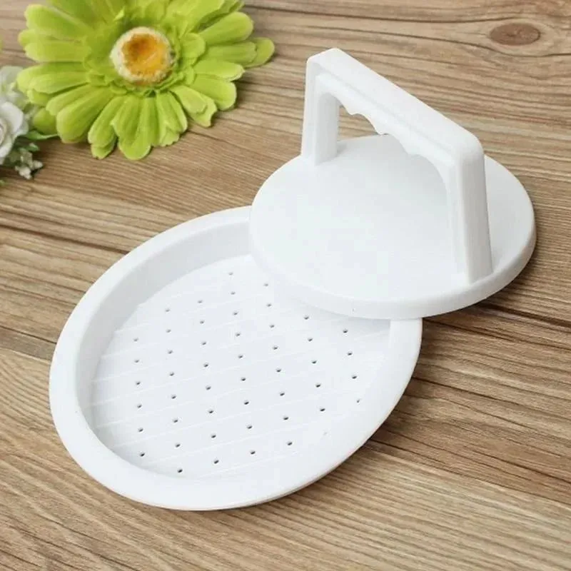 Burger Press Hamburger Press Patty Maker Acuan Cincin Acuan Burger Mudah Dilepaskan Hamburger Patty Press untuk BBQ