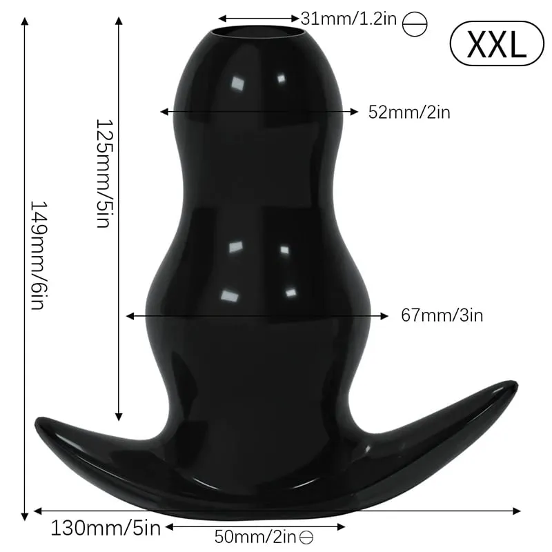 5 velikostí dutý anální kolík/dilatátor/dildo Soft Speculum Sada análních kolíků pro masáž prostaty Intimní/klystýrové sexuální hračky pro ženy Muži Gay — image 21