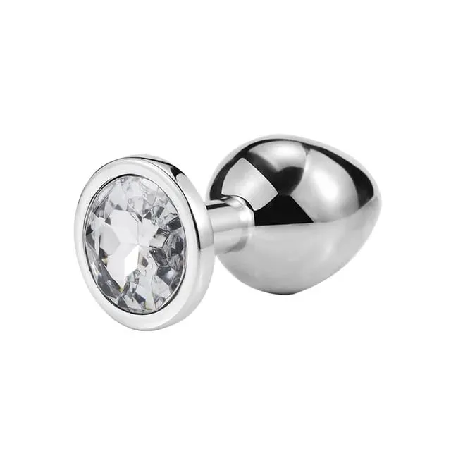 Anal Plug 3 Boyutları Paslanmaz Acemi Kristal Butt Plug Anüs Mastürbasyon Stimülatörü Yapay Penis Yetişkin Taşınabilir Seks Oyuncakları Adam Kadınlar Için — image 8