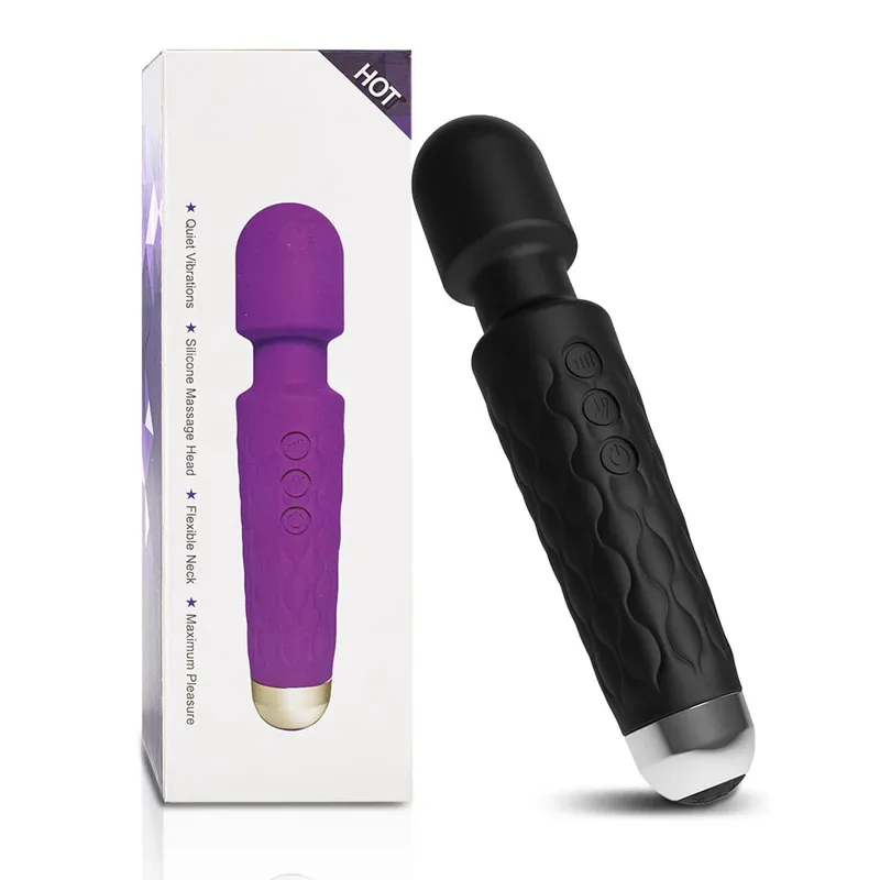 เครื่องสั่นที่มีประสิทธิภาพผู้หญิง Magic Wand USB ชาร์จกันน้ำนวด Clitoral G-Spot Vibrator เพศของเล่นเหมาะสำหรับผู้ใหญ่ — image 10