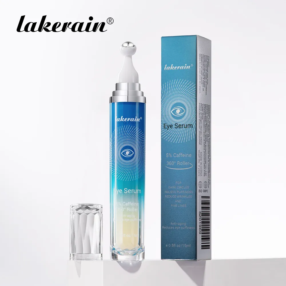 เซรั่มบำรุงรอบดวงตาคาเฟอีน 5% พร้อมลูกนวด 360 ° Under Eye Roller Cream สำหรับความหมองคล้ำและอาการบวมลดริ้วรอยริ้วรอย — image 6