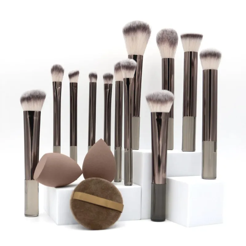 Propesyonal na Makeup Brush Double Head Foundation Powder Concealer Makeup Brush Soft Fiber Hair Cosmetic Beauty Tools — image 13