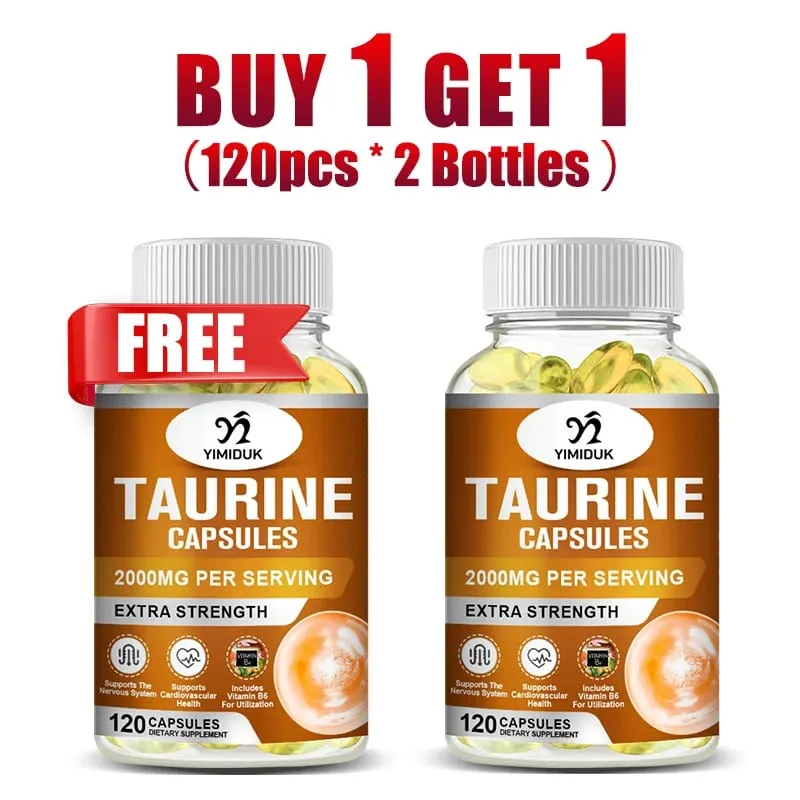 ซื้อ 1 แถม 1 ฟรี! อาหารเสริมทอรีนระดับพรีเมียมเพื่อการโฟกัสและการออกกำลังกาย ช่วยเพิ่มความอดทน ลดความเหนื่อยล้าและการทำงานของหัวใจและหลอดเลือด — image 9