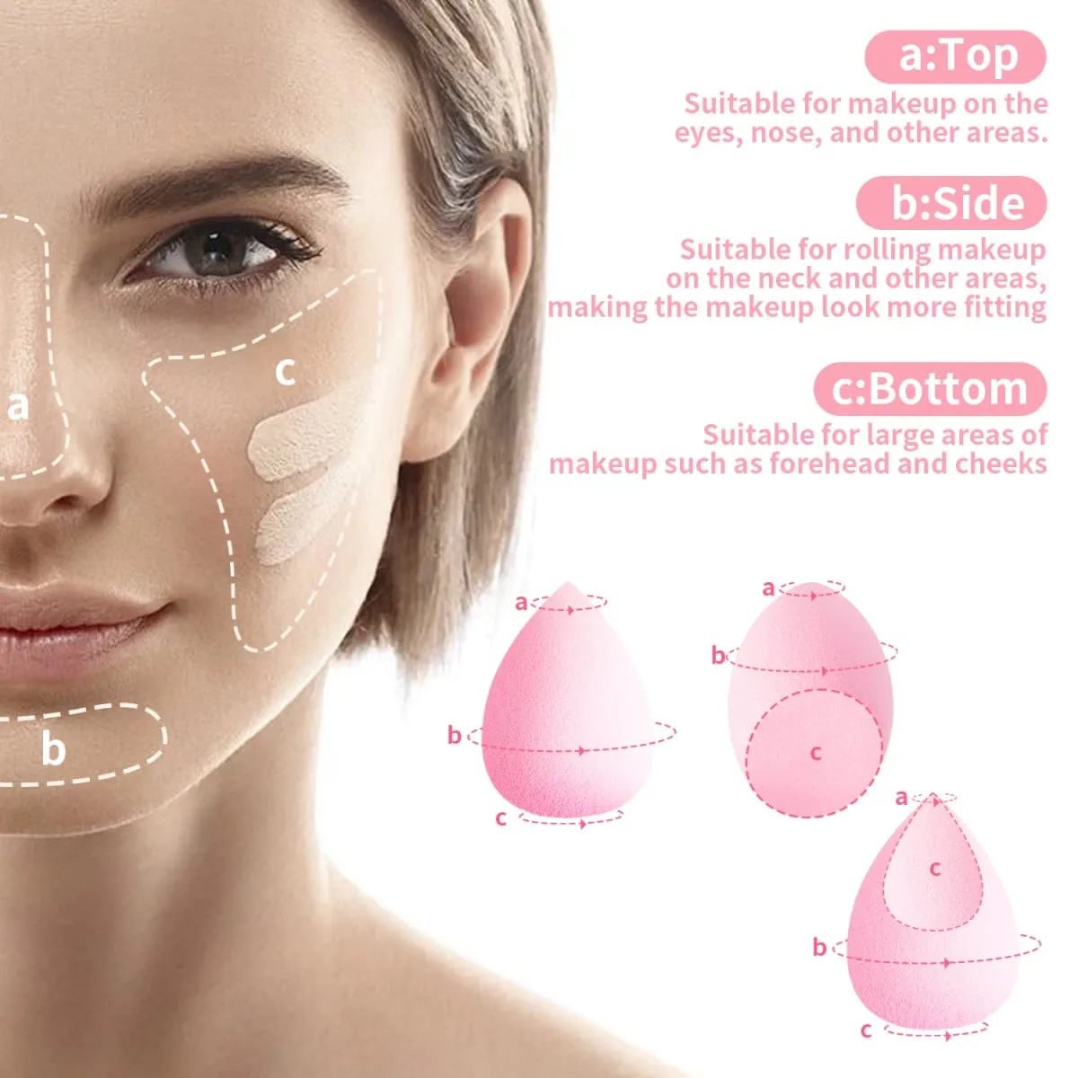 37 STK Makeup Værktøj Sæt 20 Børster + Svampe Puffs Øjenvippe curler rengøringsværktøj til hele ansigtet — image 6