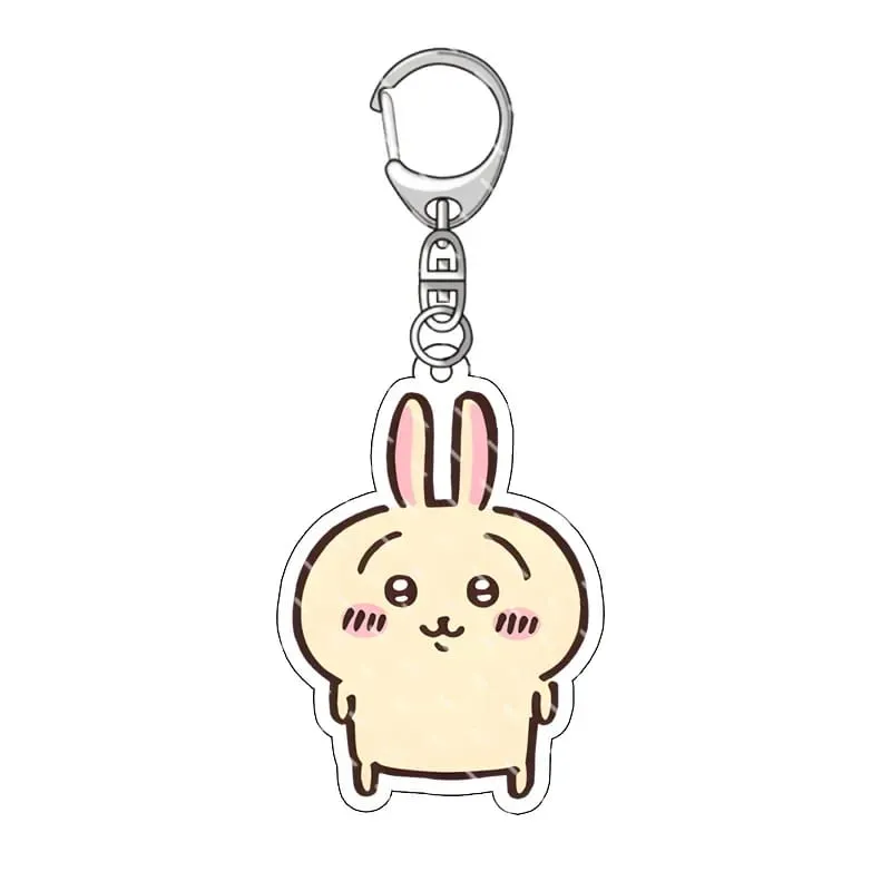 jiyi Pendant Anime Comic Acrylic Peripheral Keychain Hachiware Usagi Cute Pendant Bag Hanging Dekorasyon na Dekorasyon — image 11