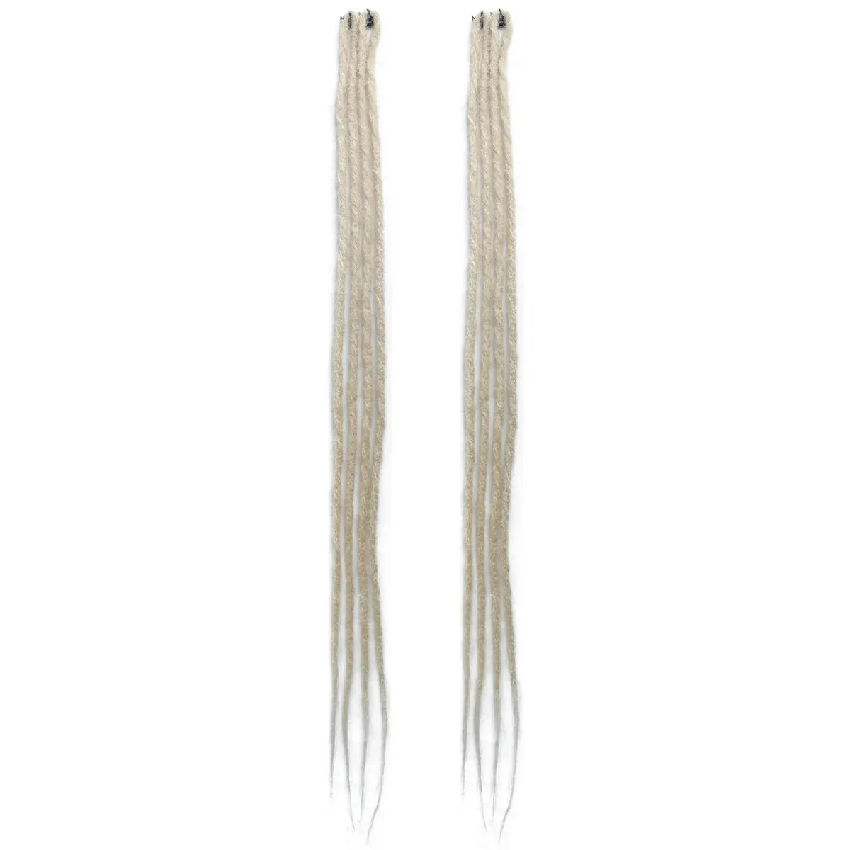 2 ชิ้นคลิปใน Braid Hair Extensions วิกผมสังเคราะห์ Dreadlock ผมชิ้น Bohemian อุปกรณ์เสริมผมสำหรับผู้หญิงทุกวัน/ปาร์ตี้ — image 11