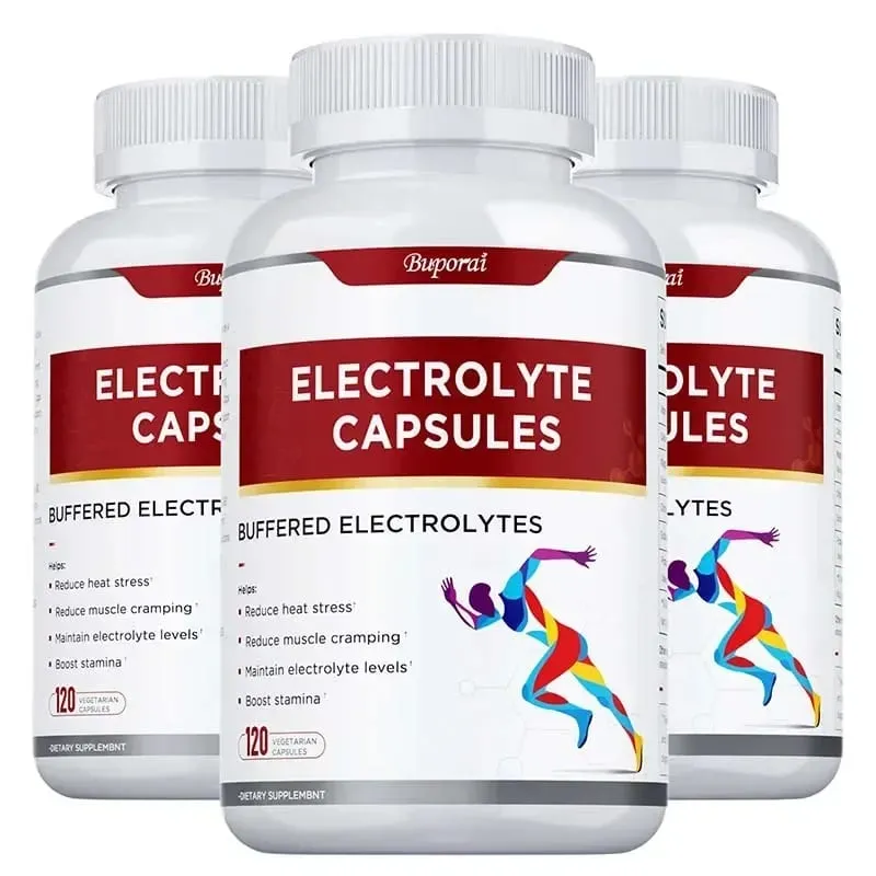 Electrolyte Capsules - Contains Vitamin D Promotes Electrolyte Balance Improves Cognitive Function Relieves Fatigue Non-GMO — image 11