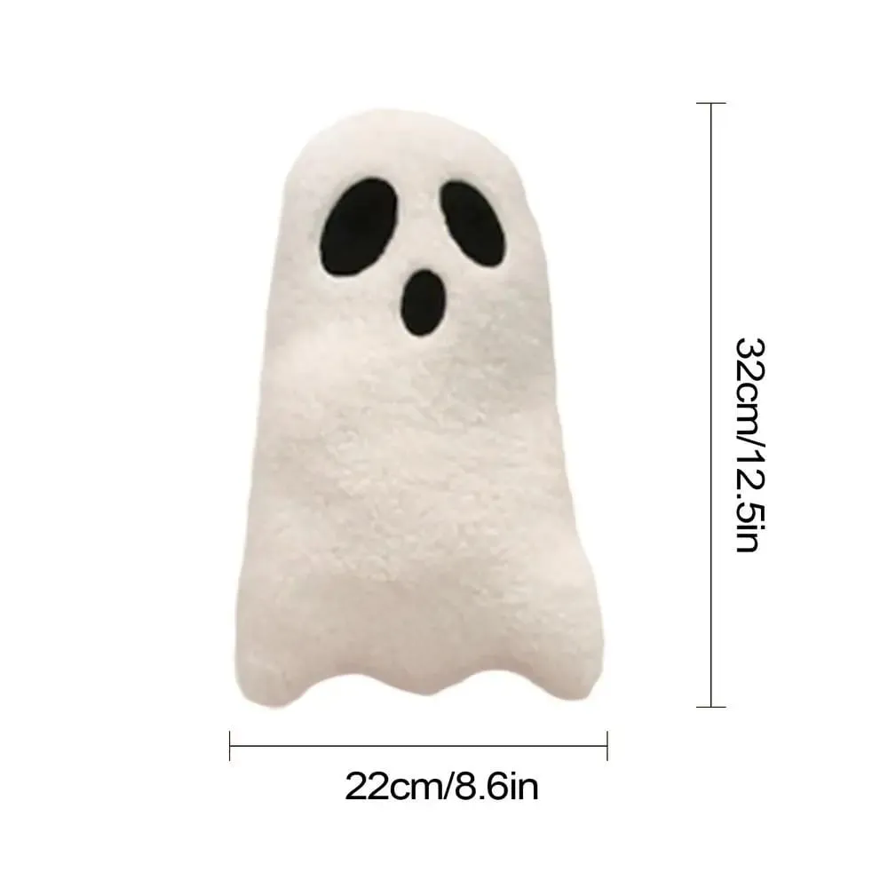 32 cm sød Halloween pude udstoppet spøgelsespude blød tegneserie spøgelsesdukke legetøj udstoppet plys Hjem Halloween dekorationer — image 11