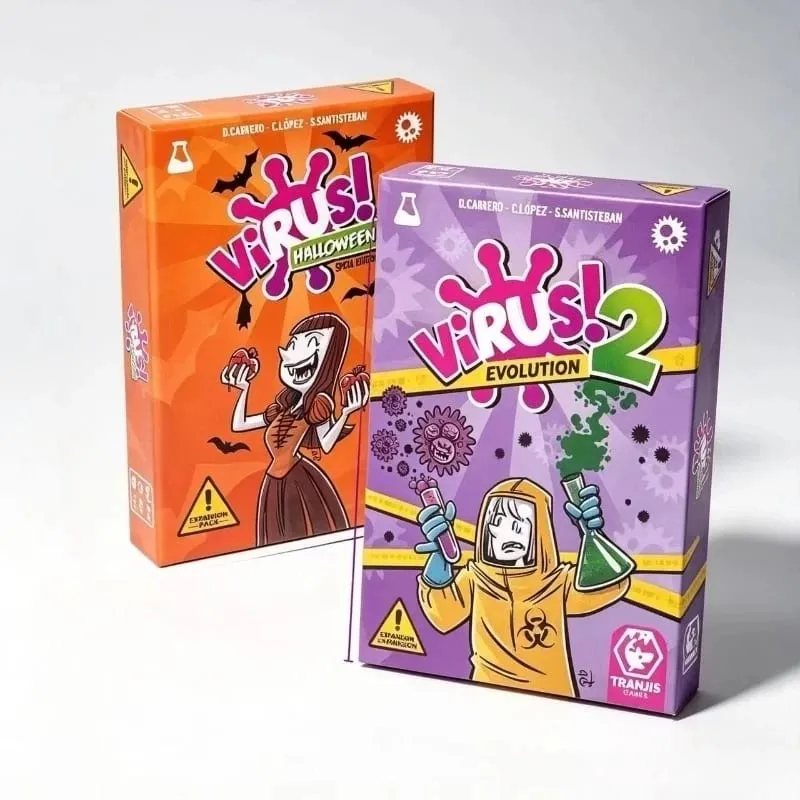 Interessant Virus Card Game & Virus Evolusion 2 Det smitsomt sjove brætspil til bryllupsfødselsdagsfest brætspil — image 8