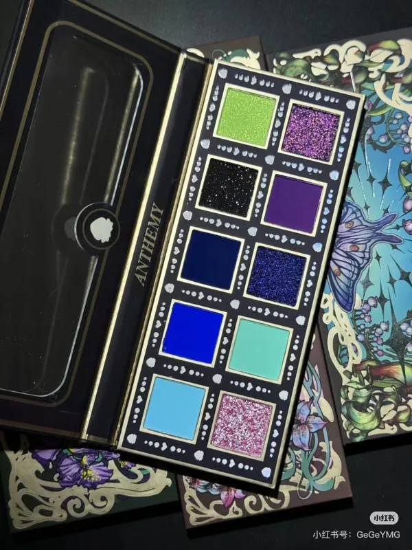 Anthemy 10 สีอายแชโดว์ Palette Matte Shimmer Chameleon กันน้ำยาวนาน Pearly Shiny โลหะ Eye Shadow Palette Make-up — image 7