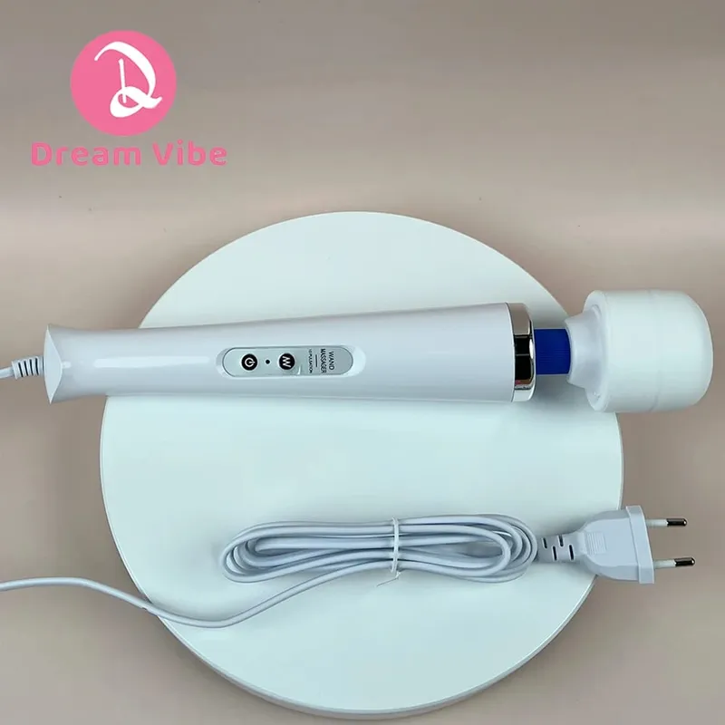 Mega Wand AC-aangedreven Supersterke vibrator Bekabeld Bedraad Krachtige draagbare wandstimulator Seksspeeltje Sportherstel Spierpijn