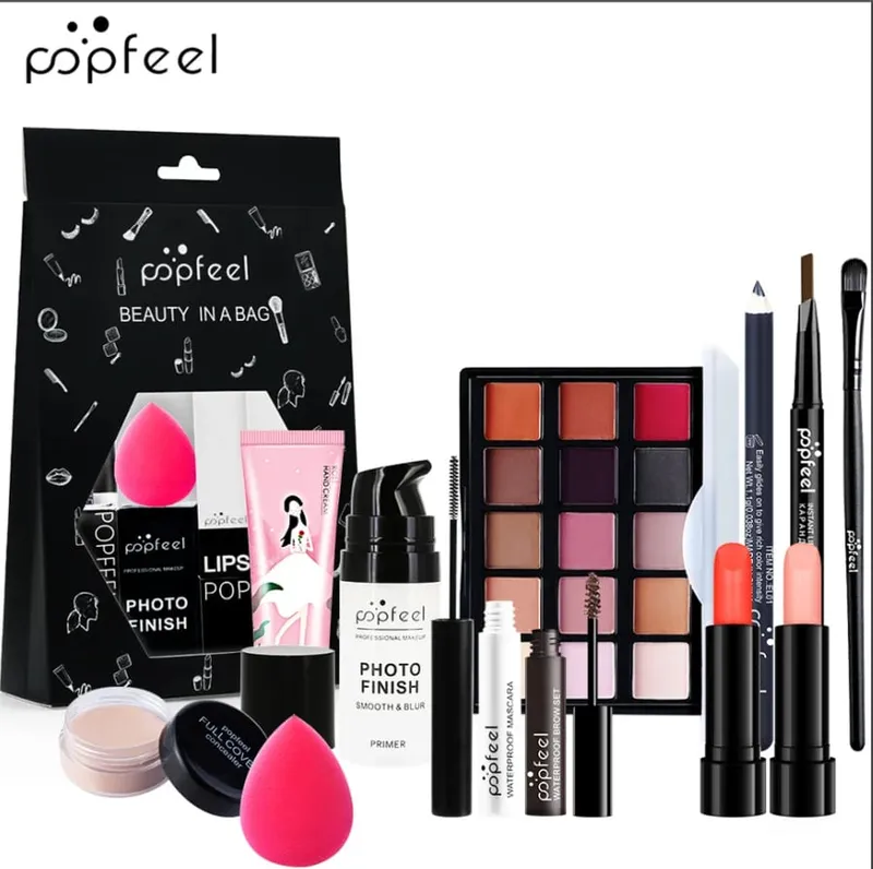 Long-Lasting Makeup Essentials Versatile Paste Complete Face Makeup Gift Bag Glamorous Makeup Collection Para sa Mga Nagsisimula sa Makeup — image 13