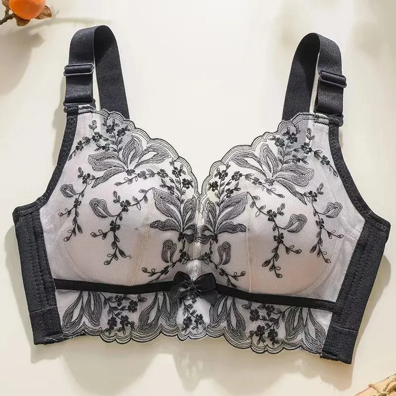 Sexy Spitzen-BH Push-Up Soft-BH Kleine Brust Sammeln Anti-Sagging Spitze Frauen Unterwäsche Verstellbare Dessous — image 10