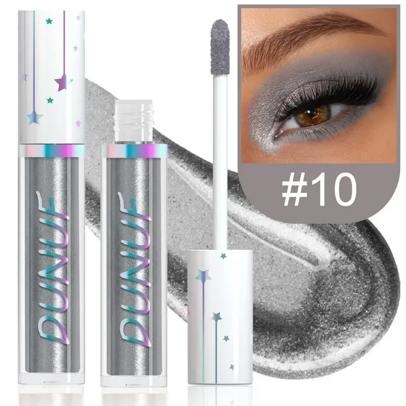 24 Farben Lidschatten-Stick, flüssiger Eyeliner, metallische Farbe, grün, Perlglanz, Glitzer, Lidschatten, wasserfest, Hochglanz-Make-up-Pigment — image 16