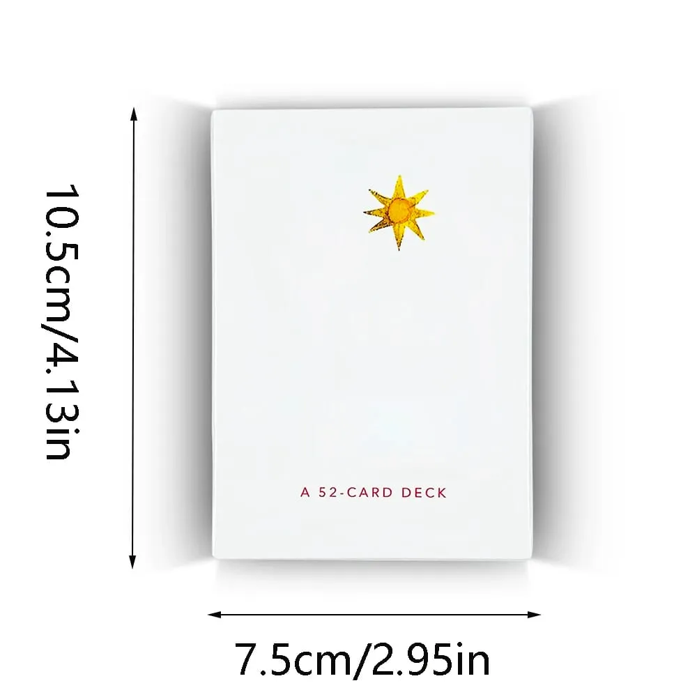 Un gioco da tavolo di guarigione mentale con carte Oracle da 52 pezzi per principianti e collezionisti Gioco di carte da gioco per divinazione di raccolta familiare — image 6