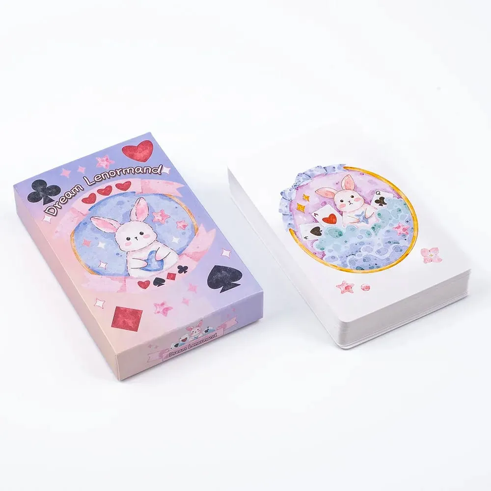 Dream Lenormand ดาดฟ้าไพ่ทาโรต์ 43 ใบ Oracle BOARD เกมสำหรับเด็ก Family & Friends ปริศนาที่สมบูรณ์แบบกิจกรรมสันทนาการ 8.9x5.7 ซม. — image 3