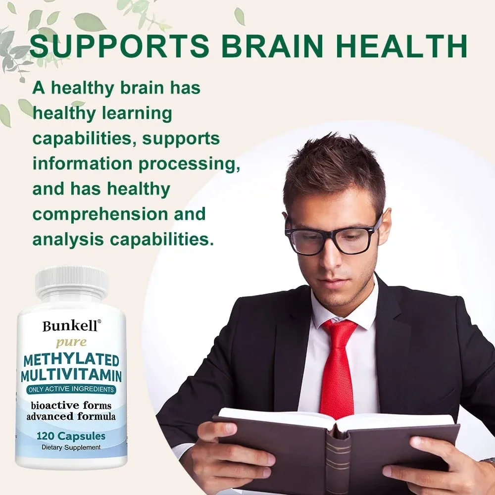 Hoog krachtig gemethyleerd multivitaminesupplement met vitamine C D B12 om de energie te ondersteunen en de gezondheid van het hart te behouden — image 4
